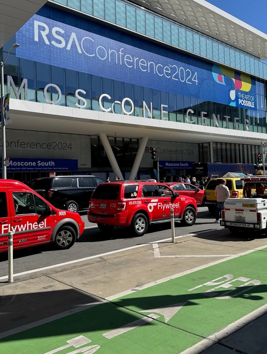Exterior del Moscone Center, RSA Conference 2024 en San Francisco